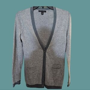 Banana Republic Two-Tone Gray Cardigan